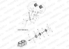 ENGINE | ENGINE, EXHAUST VALVES and SOLENOID - S20CBA6GSL (49SNOWEXHAUSTVALVES13LE)