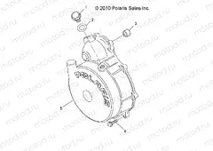 ENGINE | ENGINE, FLYWHEEL COVER - A13MB46FZ (49RGRFLYWHEELCVR11500EFI)