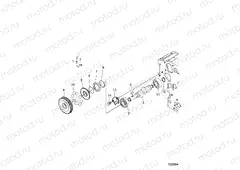 ENGINE | ENGINE, FUEL CAMSHAFT AND GOVERNOR SHAFT - D20BEPD4B4 (702603)