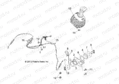 ENGINE | ENGINE, HAND THROTTLE - D131L9JDJ/2M9JDJ (49BRUTUSTHROTTLEHD13LM)