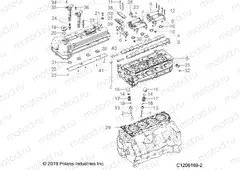 ENGINE | ENGINE, HEAD ASM and VALVES - T20AAPHD/RHB ALL OPTIONS (C1206169-2)