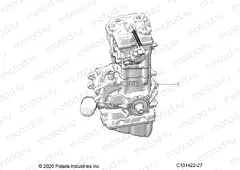 ENGINE | ENGINE, LONG BLOCK - A22SDS57C4 (C101422-27)