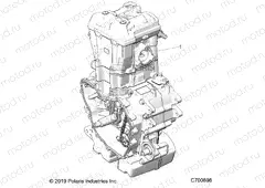 ENGINE | ENGINE, LONG BLOCK - R20MAE57D7 (C700898)