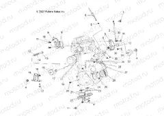 ENGINE | ENGINE, MOUNTING - A08BG50AA (49ATVENGINEMTG08SCRAM)