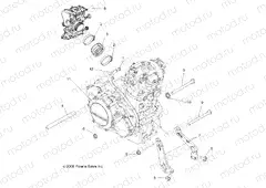 ENGINE | ENGINE, MOUNTING - A10GJ45AA (49ATVENGINEMTG09OUT450)