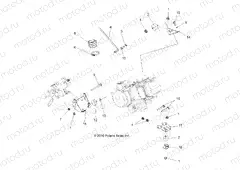 ENGINE | ENGINE, MOUNTING - A13DH50AX/AZ (49ATVENGINEMTG11SP500TRG)