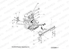 ENGINE | ENGINE, MOUNTING - D20BBP99A4/B4/FP99A4 (C0703881-1)