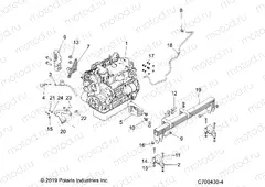 ENGINE | ENGINE, MOUNTING - D20BBPD4B4/APD4B4 (C700430-4)