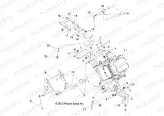 ENGINE | ENGINE, MOUNTING - R13RH45AG (49RGRENGINEMTG13400)