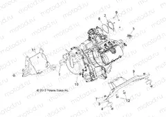 ENGINE | ENGINE, MOUNTING - R13RH76AG/AH/AN (49RGRENGINEMTG13800MID)