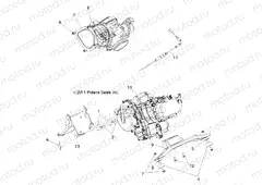 ENGINE | ENGINE, MOUNTING - R13WH76AG/AR/EAH/EAI (49RGRENGINEMTG12CREW)
