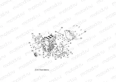 ENGINE | ENGINE, MOUNTING - R17B1PD1AA/2P (49BRUTUSENGINEMTG15)