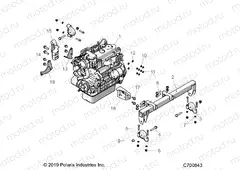 ENGINE | ENGINE, MOUNTING - R20RRED4J1 (C700843)