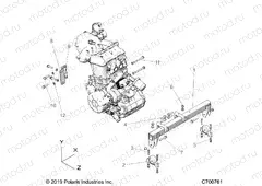 ENGINE | ENGINE, MOUNTING - R20T6U99AM (C700761)