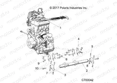 ENGINE | ENGINE, MOUNTING - R22RRS99C9/CK/CM/F9/FM/EF9/EFM/PCG (C700042)