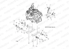 ENGINE | ENGINE, MOUNTING - S20CBA6GSL (49SNOWENGINEMOUNT13600LE)