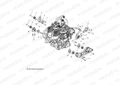 ENGINE | ENGINE, MOUNTING - S20DCH6PS ALL OPTIONS (49SNOWENGINEMOUNT156PROS)