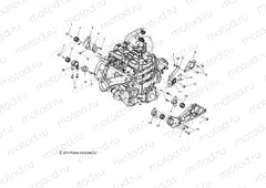 ENGINE | ENGINE, MOUNTING - S20DDL8PS ALL OPTIONS (49SNOWENGINEMOUNT158PROS)