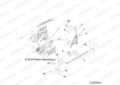 ENGINE | ENGINE, MOUNTING - Z21NAE92AG/BG/AX/BX (C700324-3)