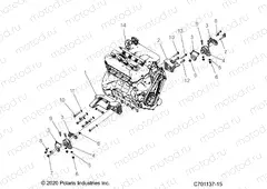 ENGINE | ENGINE, MOUNTING - Z22RME2KAG/BG/K2KAN/BN (C701137-09)