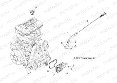 ENGINE | ENGINE, OIL DIPSTICK - R13XT9EFX (49RGRDIPSTICK13RZRXP4)