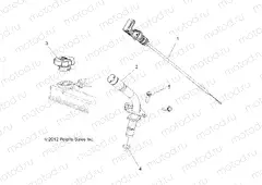 ENGINE | ENGINE, OIL DIPSTICK - R15RUA87/E87/YAA/ZAC ALL OPTIONS (49RGRDIPSTICK13900XP)