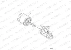 ENGINE | ENGINE, OIL FILTER - D20BBPD4B4/APD4B4 (702597)