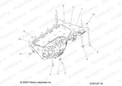 ENGINE | ENGINE, OIL PAN, MOUNTING AND RELATED - Z22RME2KAG/BG/K2KAN/BNZ22RME2KAG/BG/K2KAN/BN/V2KAN/BN (C701137-14)