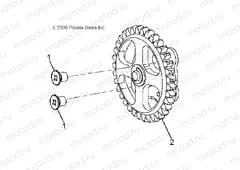 ENGINE | ENGINE, OIL PUMP - A15YAK05AD/AF (49ATVOILPUMP07OTLW90)