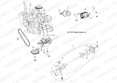 ENGINE | ENGINE, OIL PUMP and OIL COOLER - R13XT9EFX (49RGROILPUMP13RZRXP4I)