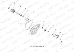 ENGINE | ENGINE, OIL PUMP and WATER PUMP - A15S6A76FA (49ATVOILPUMP116X6)