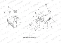 ENGINE | ENGINE, OIL PUMP - R15RMA32AA/AJ (49ATVOILPUMP14SP325)