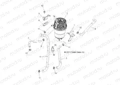 ENGINE | ENGINE, OIL TANK and LINES - R12JT9EFX (49RGROILTANK12RZRXPI)