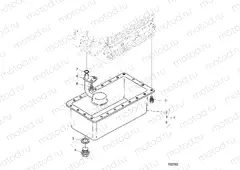 ENGINE | ENGINE, PAN, OIL - D20BBPD4B4/APD4B4 (702592)