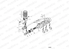 ENGINE | ENGINE, PISTON AND CRANKSHAFT - D20BBPD4B4/APD4B4 (702602)