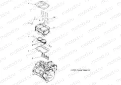 ENGINE | ENGINE, PISTON and CYLINDER - R15RAA76AA/AJ (49RGRPISTON077006X6)