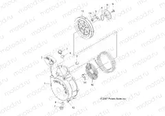 ENGINE | ENGINE, RECOIL STARTER - A10EA32AA (49ATVRECOIL08TB)