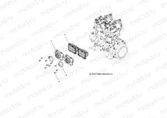 ENGINE | ENGINE, REED VALVE and CARB. ADAPTOR - S20MDX6JSA/6JEA (49SNOWCARBURETOR15600R)