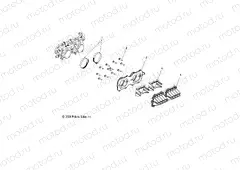 ENGINE | ENGINE, REED VALVE and THROTTLE BODY ADAPTOR - S20CBA6GSL (49SNOWCARBURETOR09600TRG)