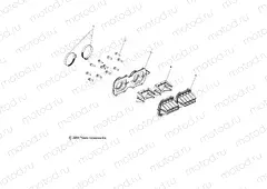 ENGINE | ENGINE, REED VALVE and THROTTLE BODY ADAPTOR - S20DCH6PS ALL OPTIONS (49SNOWCARBURETOR15600AS)