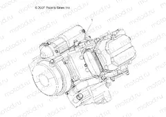 ENGINE | ENGINE, SHORT BLOCK - A09BA50FA (49ATVENGINE08SCRAM)