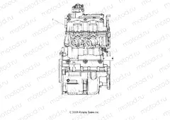 ENGINE | ENGINE, SHORT BLOCK - A09ZX8CFS (49ATVENGINE09SPXP850)
