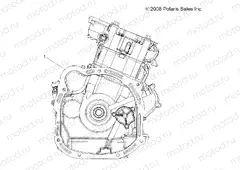 ENGINE | ENGINE, SHORT BLOCK - A11TN55FA (49ATVENGINE09SPXP550)