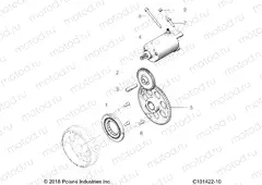 ENGINE | ENGINE, STARTER DRIVE - A23SDE57P4 (C101422-10)