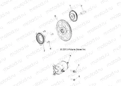 ENGINE | ENGINE, STARTER DRIVE - R15RMA32AA/AJ (49ATVSTARTER14SP325)
