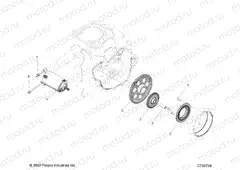 ENGINE | ENGINE, STARTER DRIVE - R23MAE57DX (C730724)
