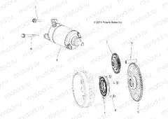 ENGINE | ENGINE, STARTER DRIVE - Z15VHA57FJ (49RGRSTARTINGMTR12RZR570)