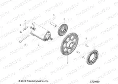 ENGINE | ENGINE, STARTER DRIVE - Z22CHA57A2/K2 (C700980)
