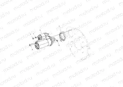 ENGINE | ENGINE, STARTER MOTOR - R16RVAD1A1 (49RGRSTARTER15DSL)