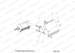 ENGINE | ENGINE, STARTER MOTOR/SHIELD - S23TLT9FEL (C601776)